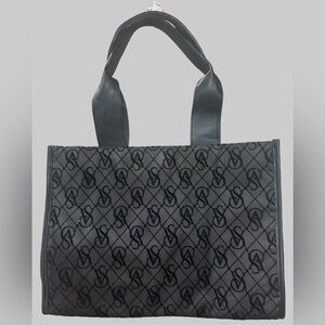 Victoria's Secret Black Monogram Tote